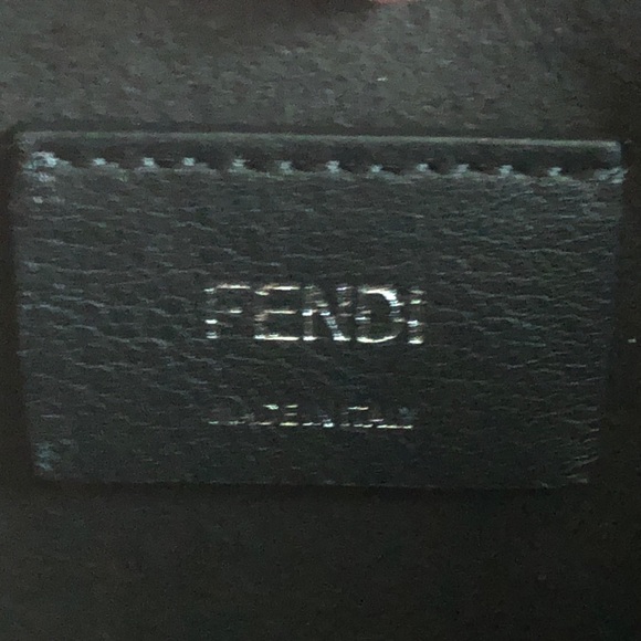 NEW Fendi Calfskin Studded Kan I Shoulder Bag - Picture 10 of 15